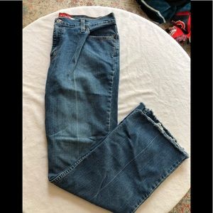 Levi’s super low bootcut jeans